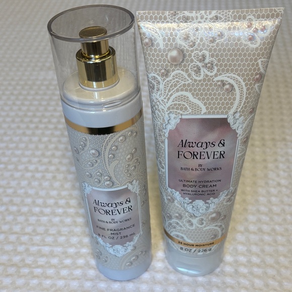 Bath & Body Works Other - NEW Set! Bath & Body Works Always & Forever Fragrance Mist Ultimate Body Cream